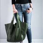 Emma | Elegante Borsa Tracolla Donna Oversize in Pelle 9