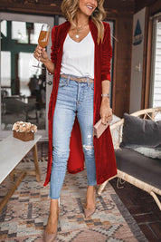 Emma | Elegante Cappotto Kimono in Velluto 10