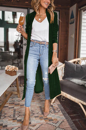 Emma | Elegante Cappotto Kimono in Velluto 2