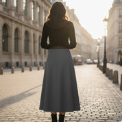 Emma | Elegante Gonna Midi Plissettata con Vita Alta 2