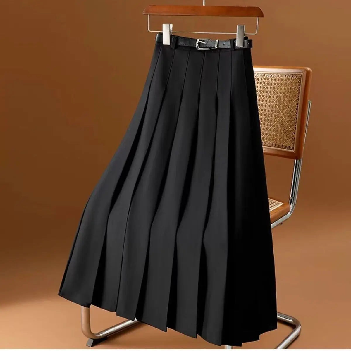 Emma | Elegante Gonna Midi Plissettata con Vita Alta 3