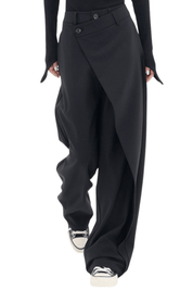Emma | Eleganti Pantaloni Asimmetrici Alta Vita 0