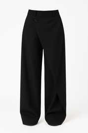 Emma | Eleganti Pantaloni Asimmetrici Alta Vita 1