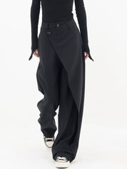 Emma | Eleganti Pantaloni Asimmetrici Alta Vita 2