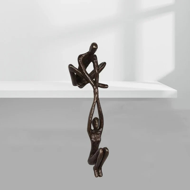 Eternal Love | Scultura Decorativa in Resina con Design Unico | Simbolo di Amore e Armonia per la Casa 5