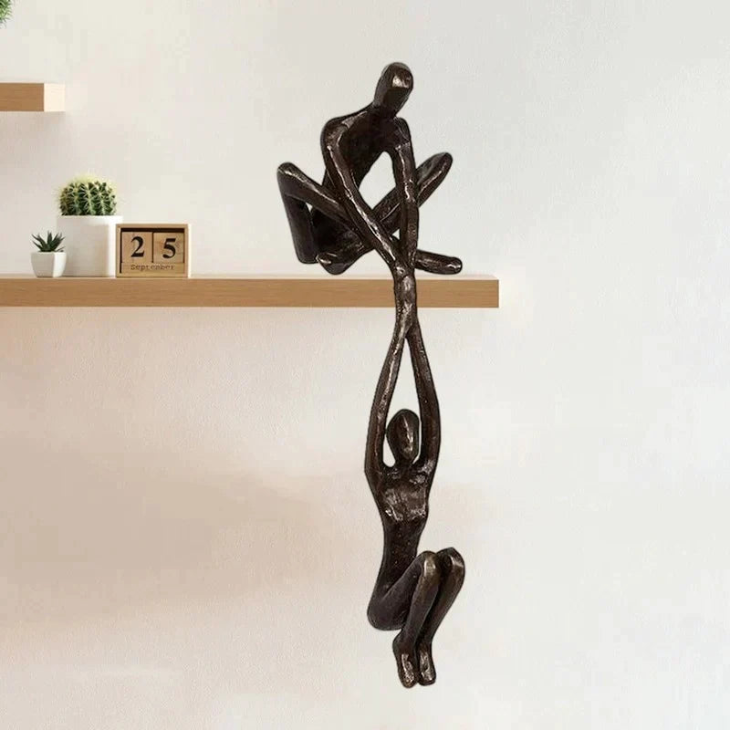 Eternal Love | Scultura Decorativa in Resina con Design Unico | Simbolo di Amore e Armonia per la Casa 6