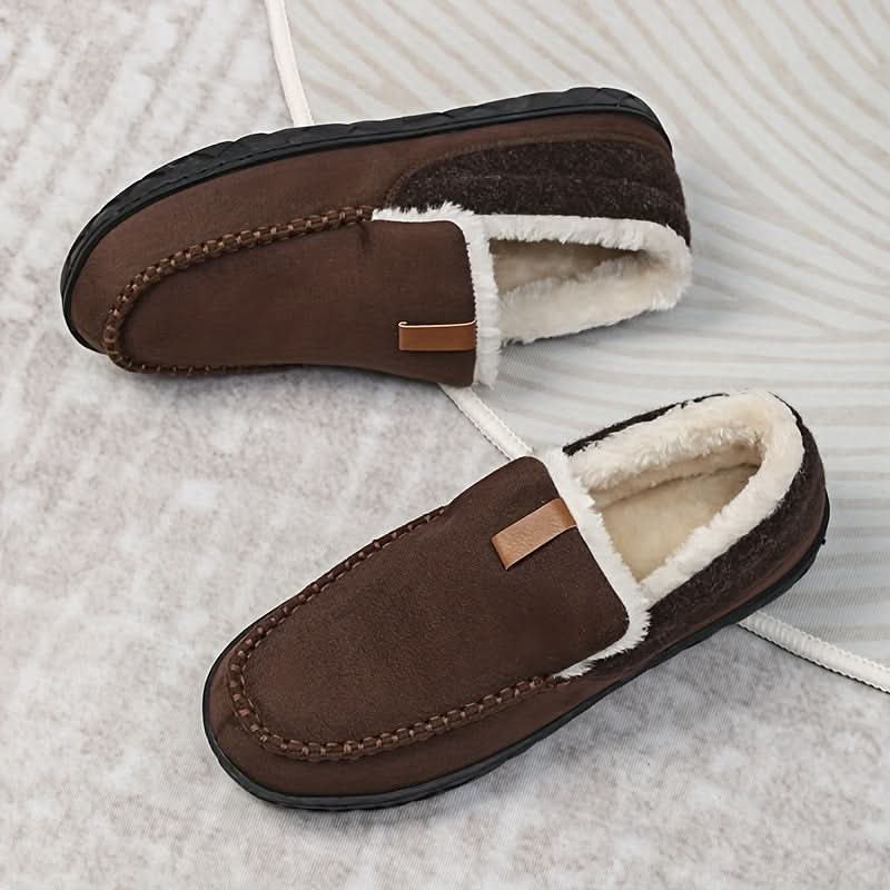 Ethan | Caldi Mocassini Uomo in Lana Sintetica per Inverno 10