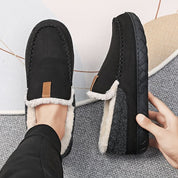 Ethan | Caldi Mocassini Uomo in Lana Sintetica per Inverno 4