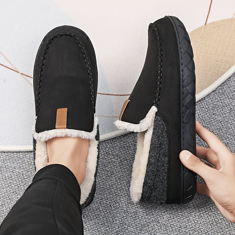 Ethan | Caldi Mocassini Uomo in Lana Sintetica per Inverno 4