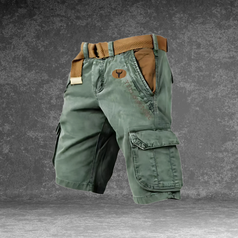 Ethan | Comodi Pantaloni Cargo Uomo Corti con Tasche Laterali 6
