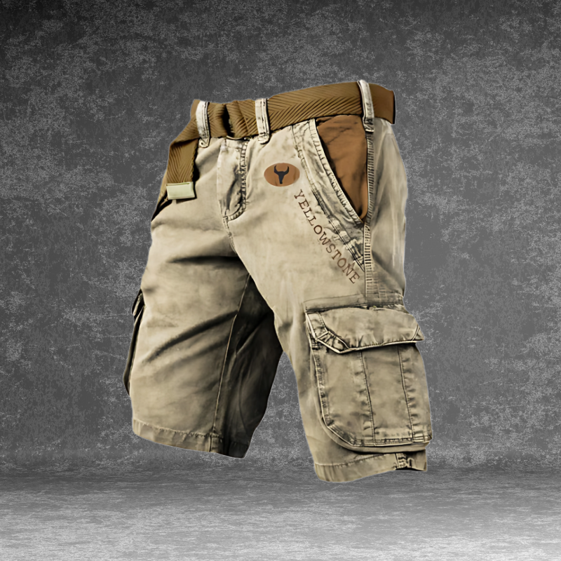 Ethan | Comodi Pantaloni Cargo Uomo Corti con Tasche Laterali 7