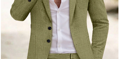 Ethan | Elegante Abito in Lino da Uomo Slim Fit 0