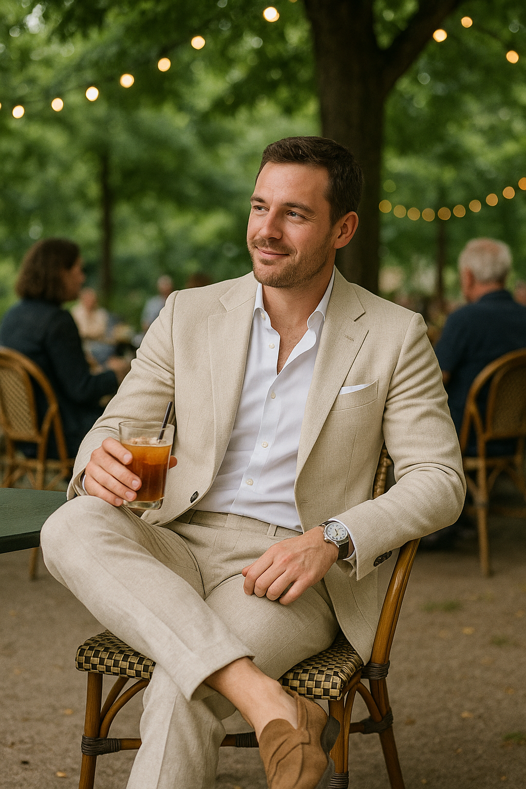 Ethan | Elegante Abito in Lino da Uomo Slim Fit 2