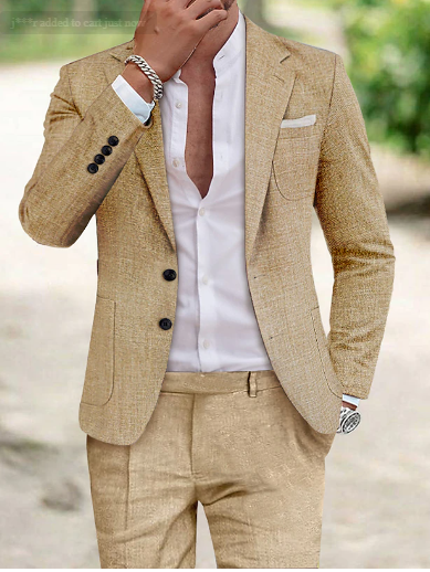 Ethan | Elegante Abito in Lino da Uomo Slim Fit 8