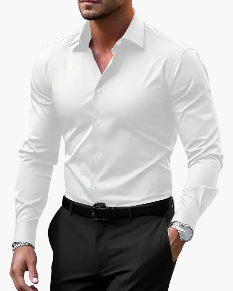Ethan | Elegante Camicia Slim Fit a Maniche Lunghe per Uomo 1