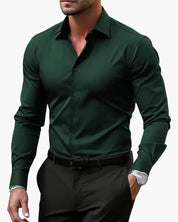 Ethan | Elegante Camicia Slim Fit a Maniche Lunghe per Uomo 4