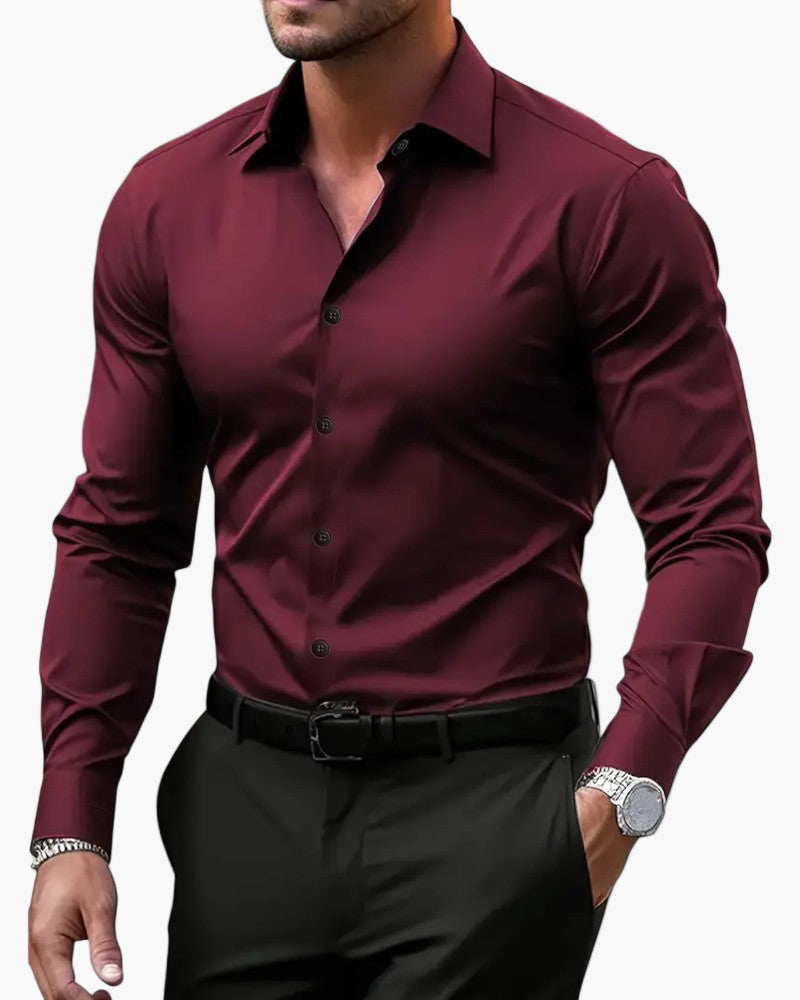 Ethan | Elegante Camicia Slim Fit a Maniche Lunghe per Uomo 5