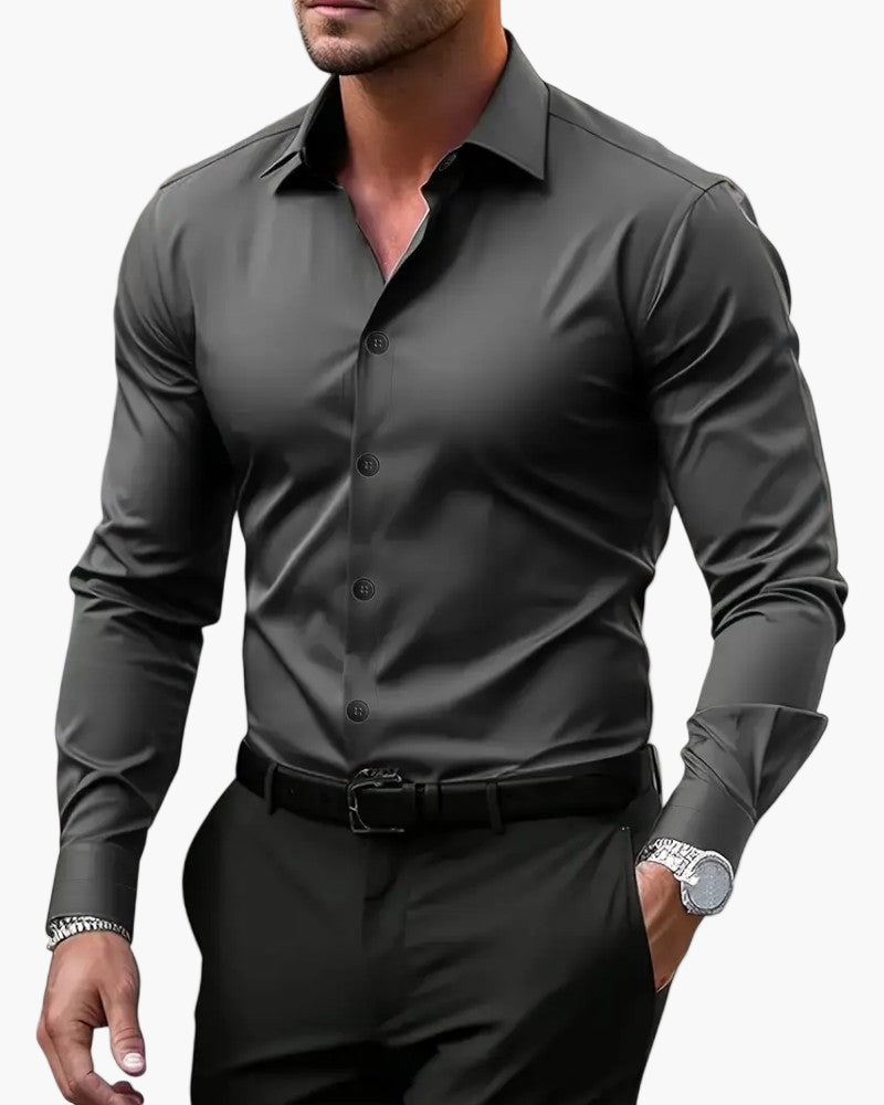 Ethan | Elegante Camicia Slim Fit a Maniche Lunghe per Uomo 6