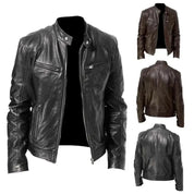Ethan | Elegante Giacca Moto Uomo in Pelle PU, Stile Moderno e Comfort Ottimale 4