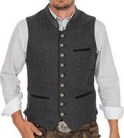 Ethan | Elegante Gilet Tradizionale da Uomo Smanicato 0