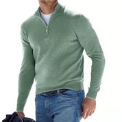 Ethan | Elegante Maglione in Lana Merino con Scollo a V 4