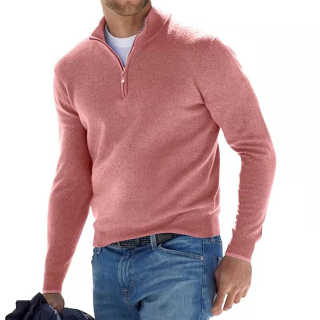 Ethan | Elegante Maglione in Lana Merino con Scollo a V 5