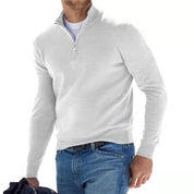 Ethan | Elegante Maglione in Lana Merino con Scollo a V 6