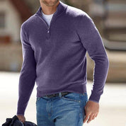 Ethan | Elegante Maglione in Lana Merino con Scollo a V 7