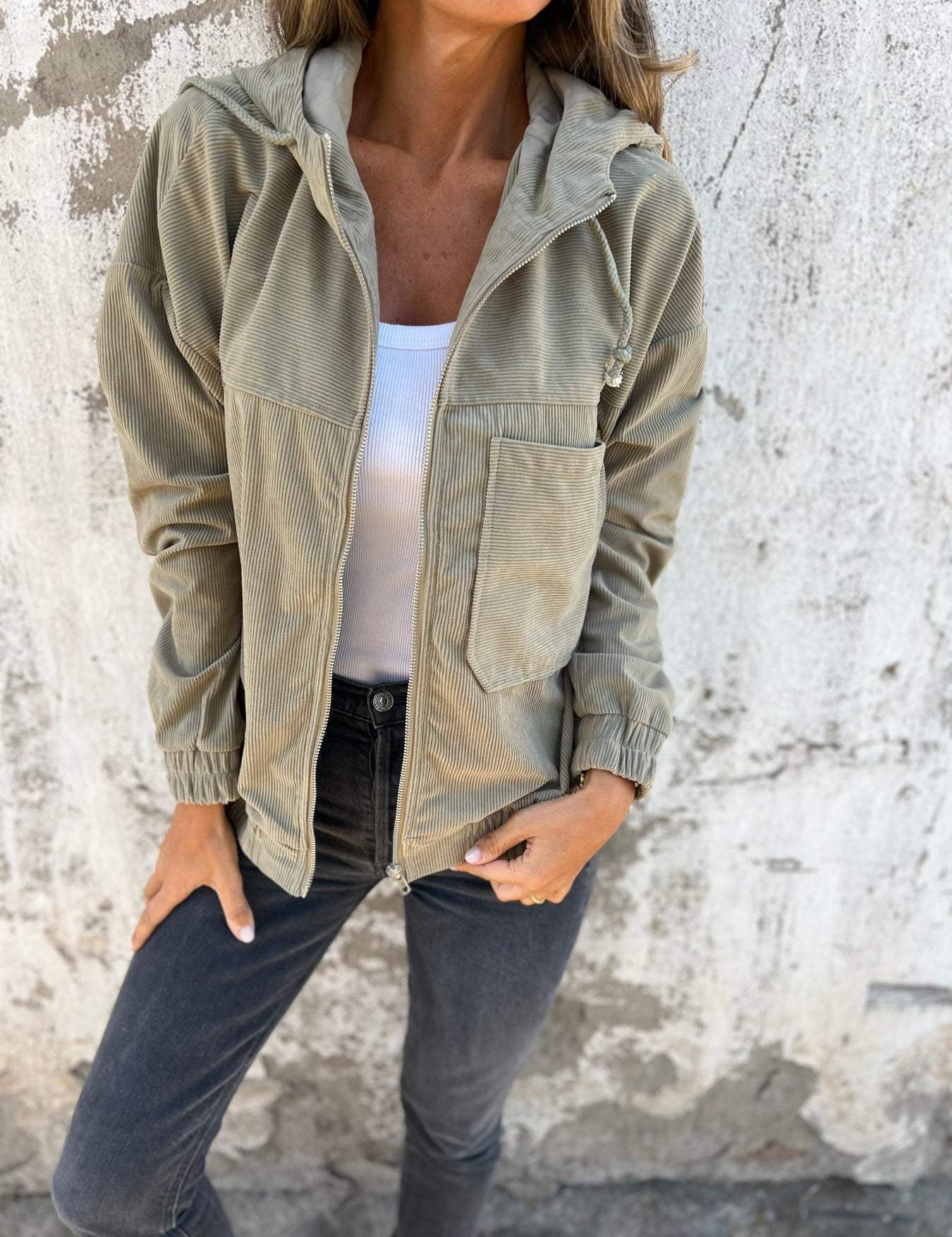 Ethan | Leggera Giacca in Velluto a Coste Casual per Mezza Stagione 1