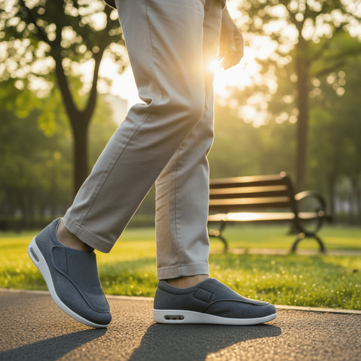 Ethan | Scarpe Per Diabetici Comode Con Soletta In Memory Foam E Design Ampio 1