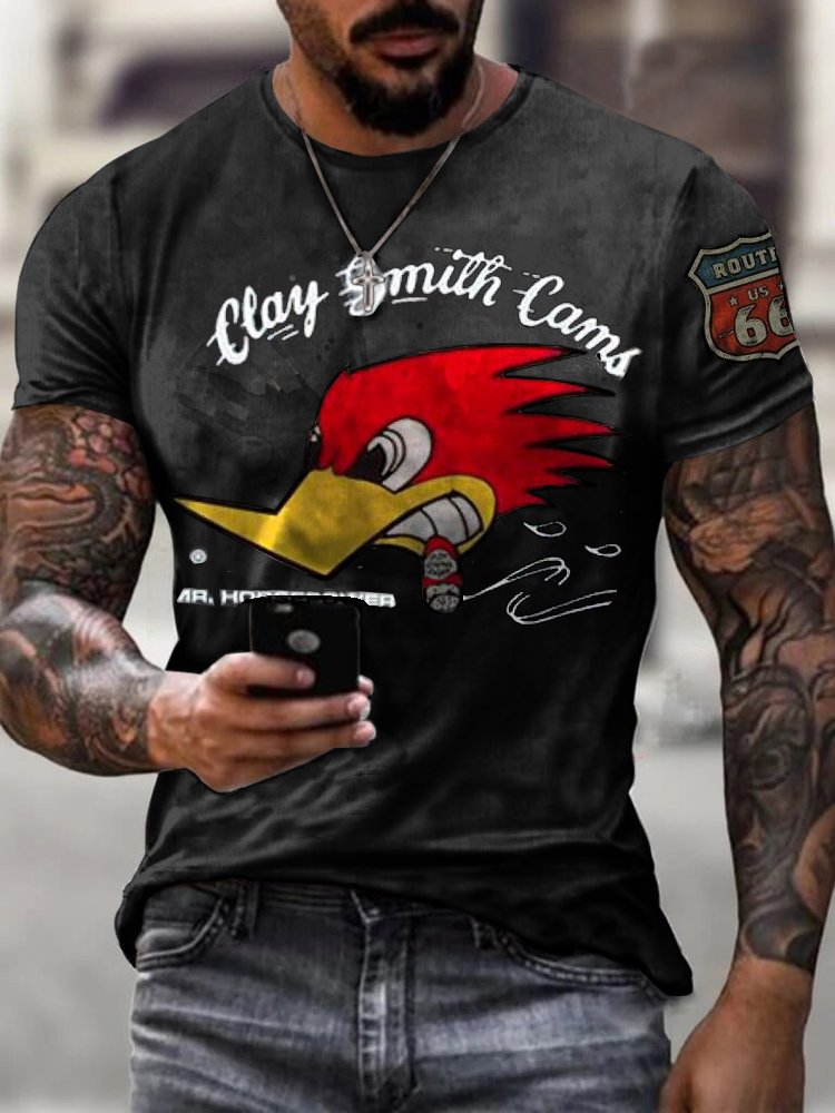 Ethan | Stampa Unica T-Shirt Uomo Casual 1