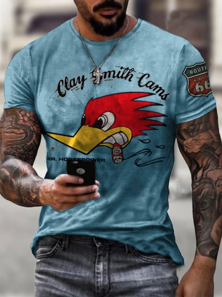 Ethan | Stampa Unica T-Shirt Uomo Casual 2