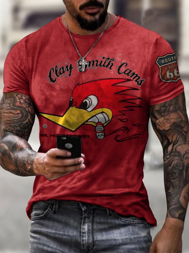 Ethan | Stampa Unica T-Shirt Uomo Casual 5