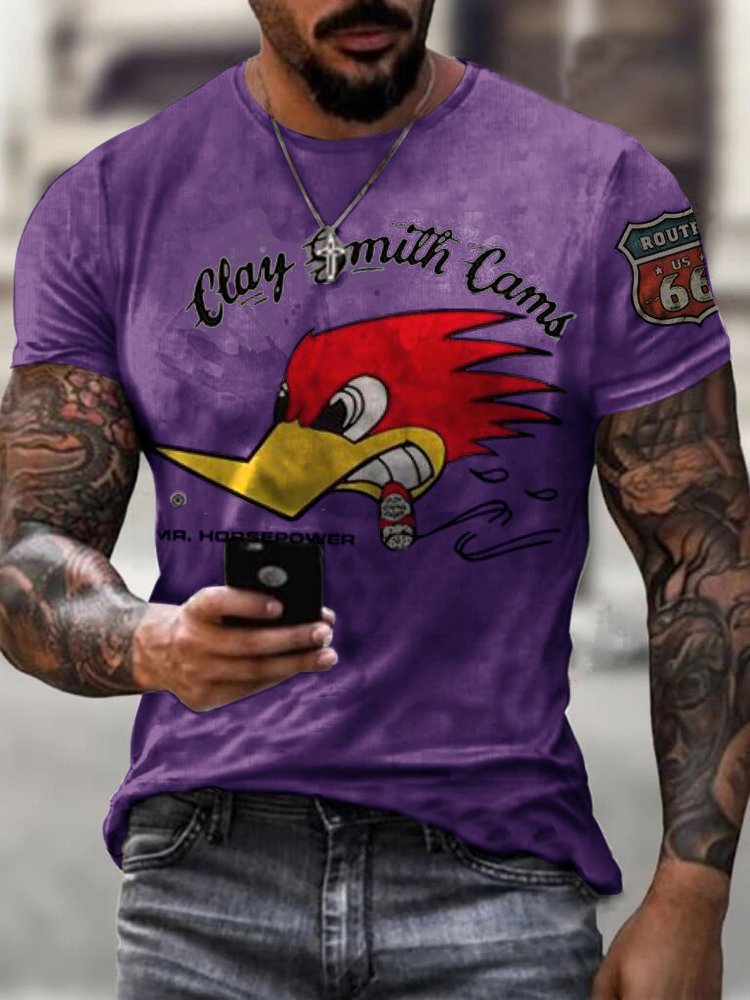 Ethan | Stampa Unica T-Shirt Uomo Casual 8