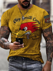 Ethan | Stampa Unica T-Shirt Uomo Casual 9