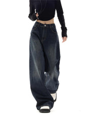 Ethan | Vintage Boyfriend Jeans Larghi Effetto Lavato Donna 0