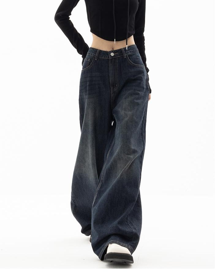 Ethan | Vintage Boyfriend Jeans Larghi Effetto Lavato Donna 1
