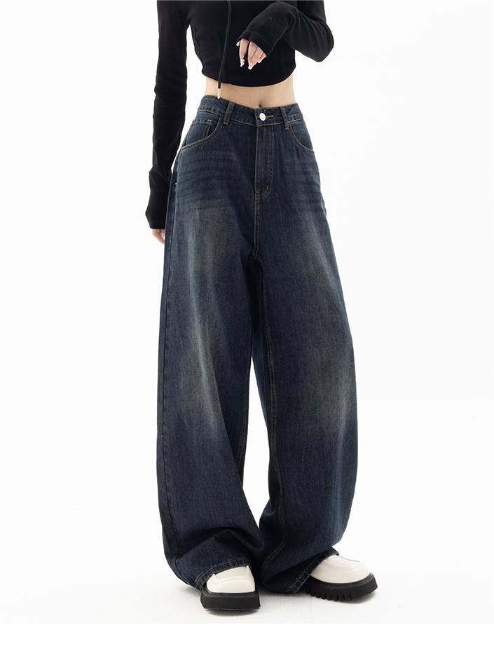 Ethan | Vintage Boyfriend Jeans Larghi Effetto Lavato Donna 4