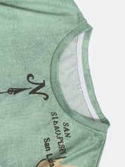Ethan | Vintage Casual T Shirt Uomo con Stampa Olio Motore 4