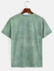 Ethan | Vintage Casual T Shirt Uomo con Stampa Olio Motore 6
