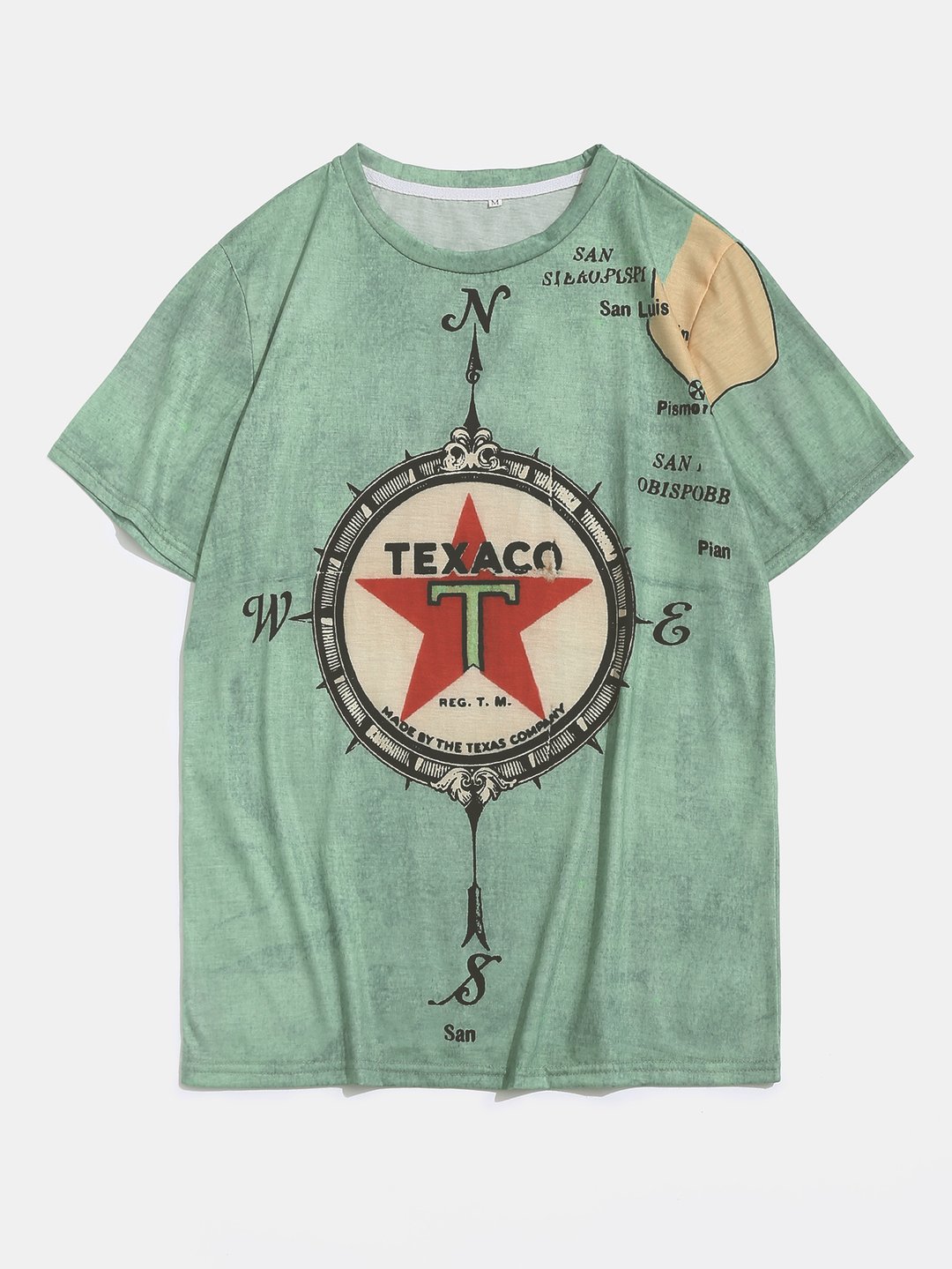 Ethan | Vintage Casual T Shirt Uomo con Stampa Olio Motore 7