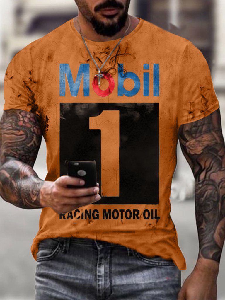 Ethan | Vintage Graphic T-Shirt Uomo Con Stampa Unica 3
