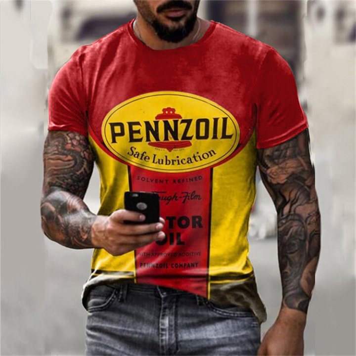 Ethan | Vintage Graphic T-Shirt Uomo Con Stampa Unica 4