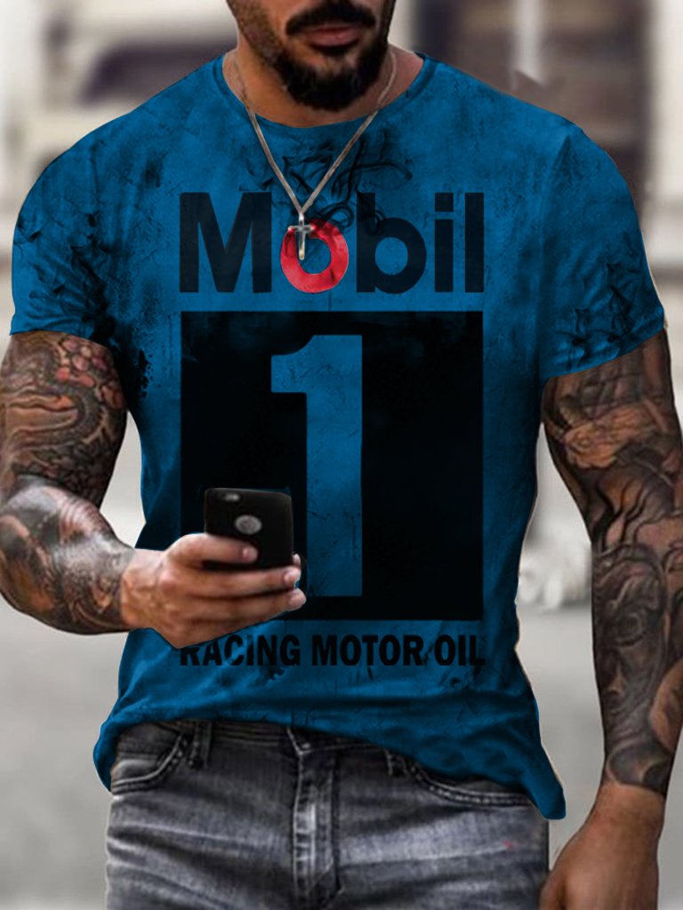 Ethan | Vintage Graphic T-Shirt Uomo Con Stampa Unica 5