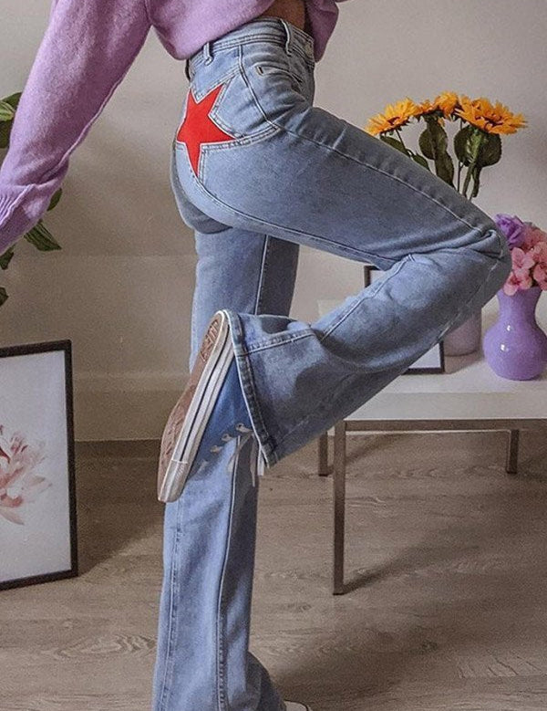 Ethan | Vintage High Waist Flared Jeans 0