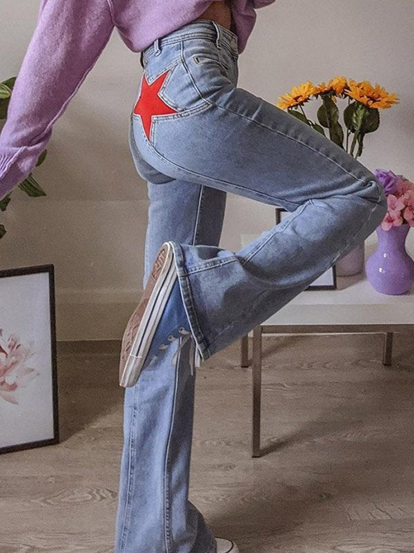 Ethan | Vintage High Waist Flared Jeans 0