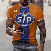Ethan | Vintage Unisex Motorcycle Oil T-Shirt 3