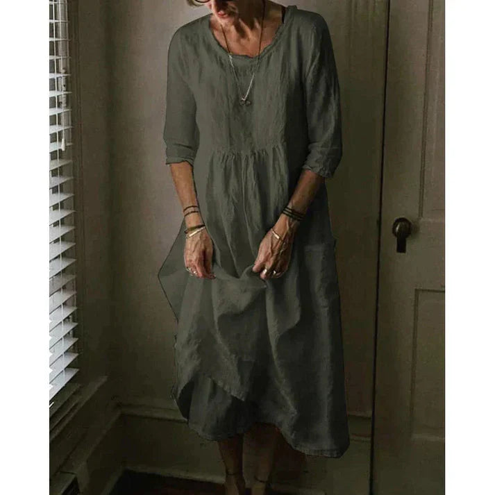 Flavia | Elegante Abito Estivo Azzurro, Leggero e Versatile 4