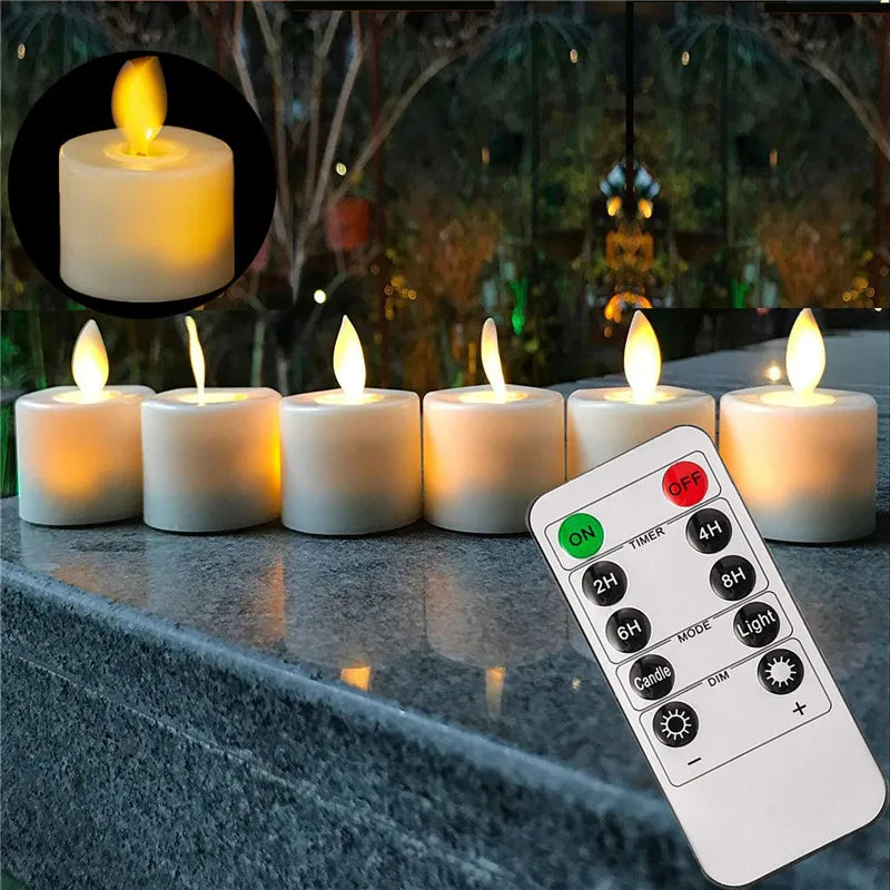 FlickerLite | Elegante Candela Tealight LED Senza Fiamma a Batteria 1