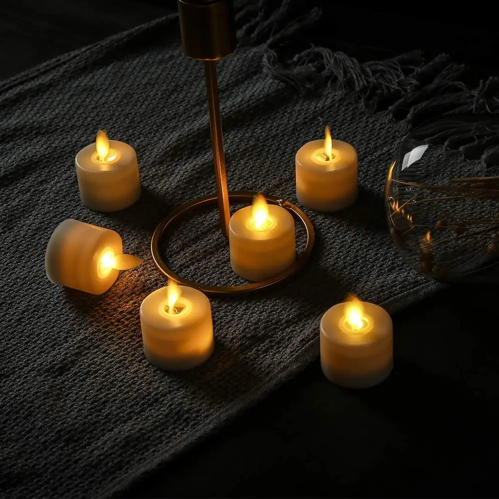 FlickerLite | Elegante Candela Tealight LED Senza Fiamma a Batteria 2